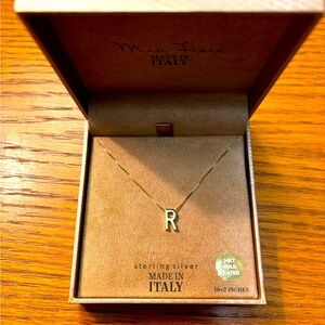 Mia Fiore 14K Gold Plated Initial “R” Necklace